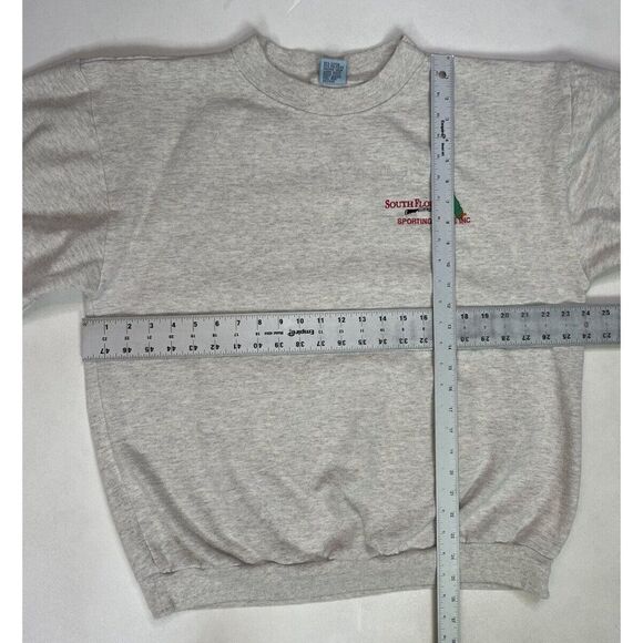 VINTAGE South Florida Sporting Clays Inc Riffle Gun Sweatshirt Men Large USA 90s - Picture 7 of 7